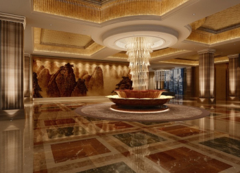 Antique restaurant entrance 3D model
