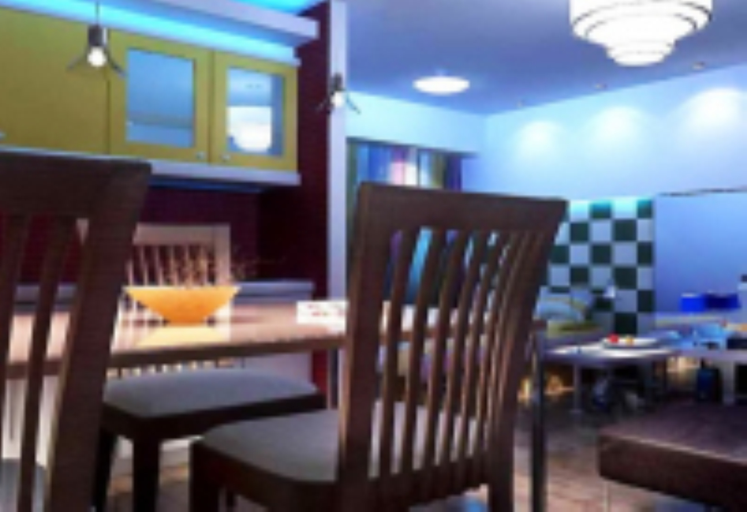 Multifunction restaurant 3D models