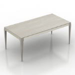 white small table model