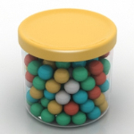 Skittles box model