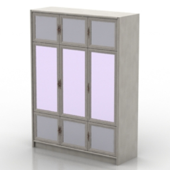 white wardrobe model