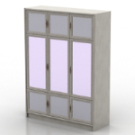 white wardrobe model
