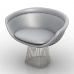 Silver Armchair model