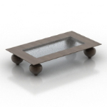 Creative white coffee table model