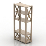 creative wooden cabinet model