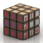 Creative Cube font model