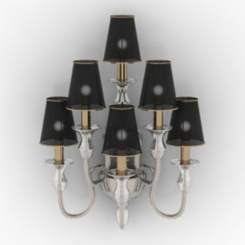 luxury style hotel wall lamp model