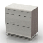 Simple bedside cabinet model