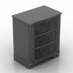 black bedside cabinet model