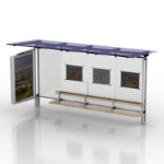 3D model of bus shelters