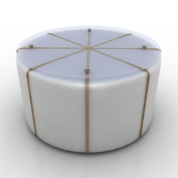 round table 3D model