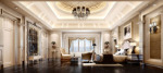 Super luxury home large bedroom 3D model