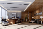 modern style business office 3d model