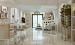 white fresh dining living room 3d model