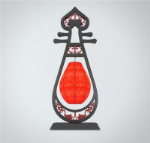 classical lute shape creative lighting 3D models