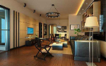 European style living room decorative effect diagram