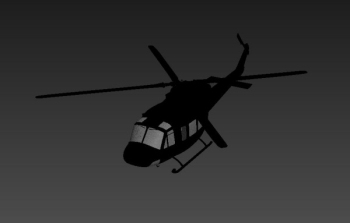 3D helicopter model

