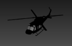 3D helicopter model
