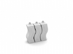 3D model of wave shape creative vase