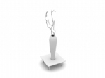 White vase ornaments 3D model