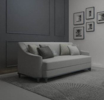 Double sofa 3D model

