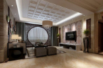3d model of the modern home living room