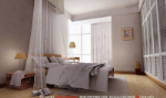 Simple small bedroom 3D model