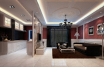 Elegant living room 3d model