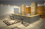 Compass type Hotel Front 3d models