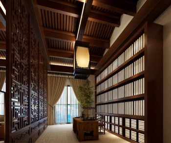 Wooden ceiling study 3d model