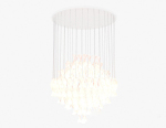 Pink chandelier 3d model