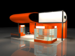 Orange Creative Hall 3d model