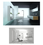 Clean air bathroom 3D model