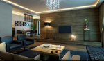 Creative Living Room 3D model material
