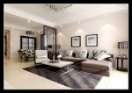 Modern Leisure Living Room 3D model