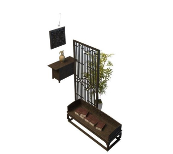 The study of bamboo bonsai model