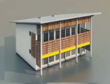    3   a house with 2 floors  / Architectural Model-34