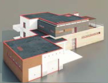 Square buildings  / Architectural Model-35