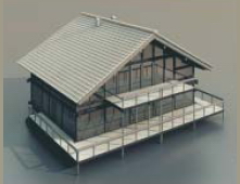a  small house with two floor / Architectural Model-42