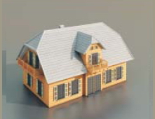  Continental residential / Architectural Model-44