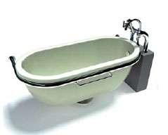 3D Models of  Occupants - bathtubs 70