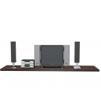 Furniture- cabinets 009 - audio-visual counters