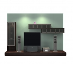 Indoor space - Background 002 - audio-visual outfits
