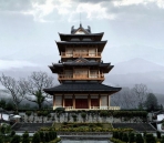    ancient Chinese architectural  2-- library