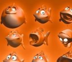   Cartoon fish  animals44