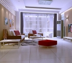 Vr model  the living rooms /  living rooms (complete with model material. Domain Optical Network)