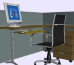 Four kinds  computer tables, chairs computer   portfolio