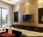 2 sets of lighting the living room