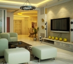 Elegant simplicity interior decoration