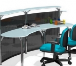 Desk and chair